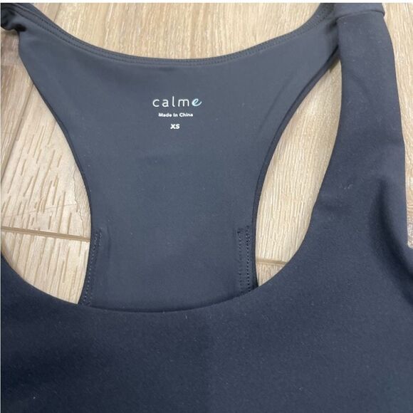 Johnny Was Calme Endurance Sports Bra In Onyx - Picture 3 of 8